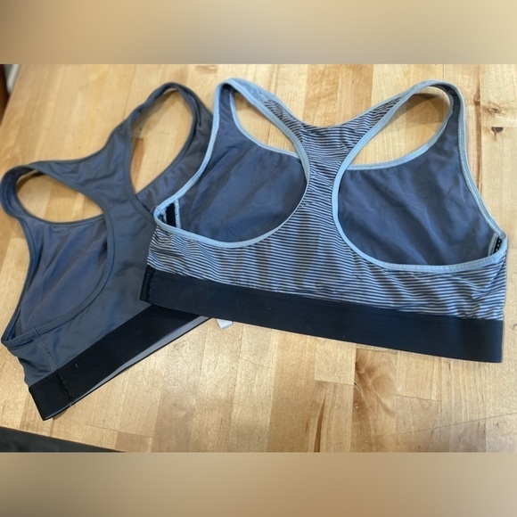Victoria's Secret Victoria Sport Player Sports Bra Gray Black Womens L - Picture 2 of 6